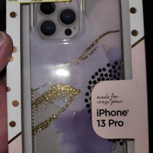 iPhone 13 Case Purple, pink & gold